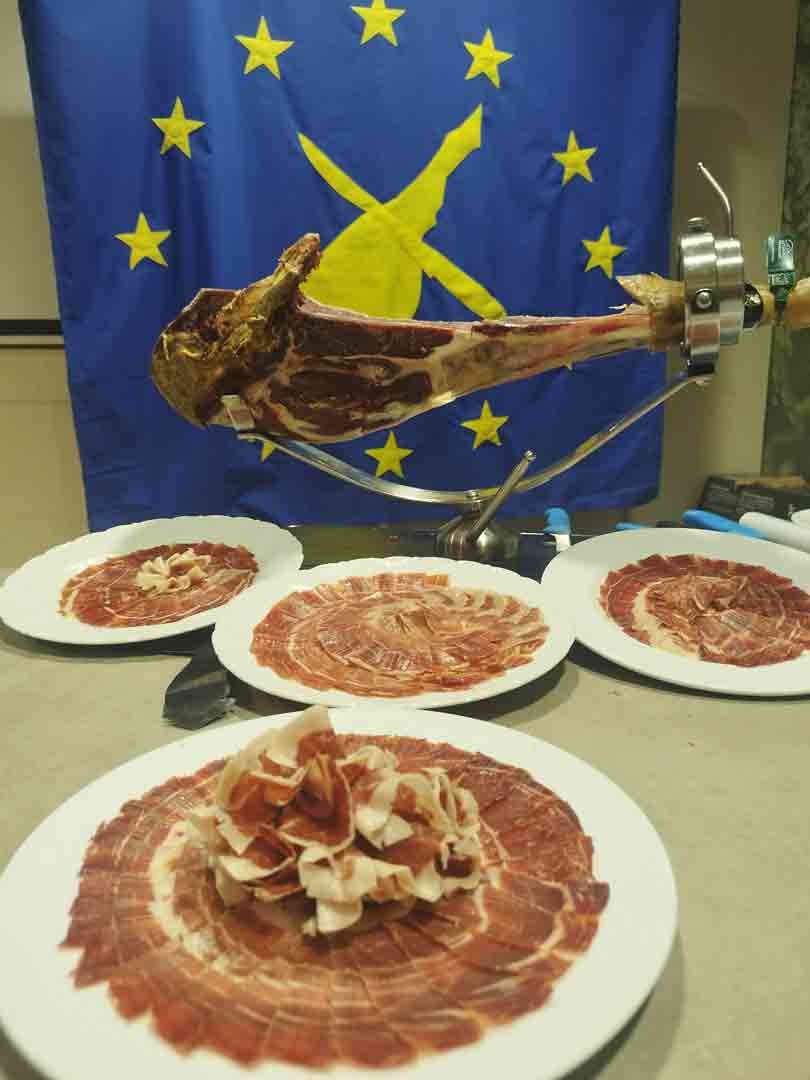 Curso de presentaciones de plato de jamon madrid presencial escuela europea