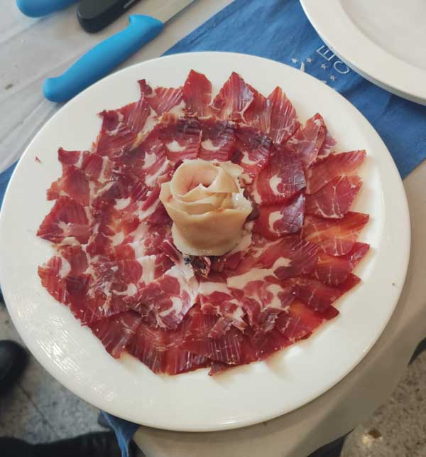 cortador de jamón en Villacarrillo (Jaén) 