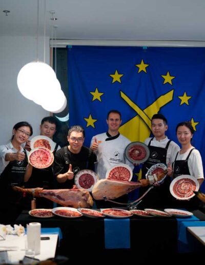 Cortador de Jamón en Shanghái, China