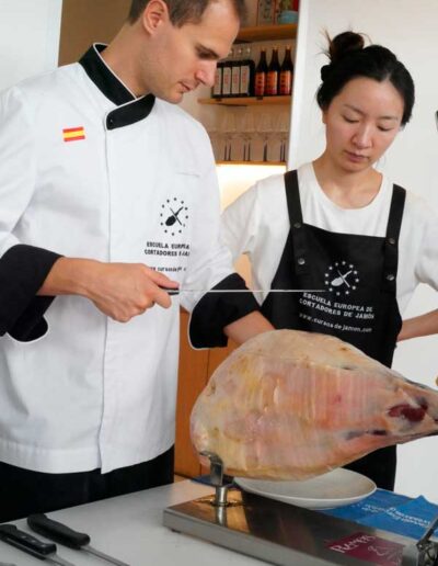 Cortador de Jamón en Shanghái, China