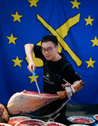 Cortador de Jamón en Shanghái, China