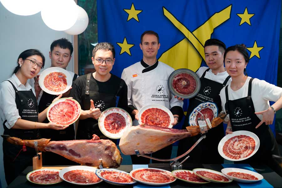 Curso Cortador de Jamón en Shanghái, China