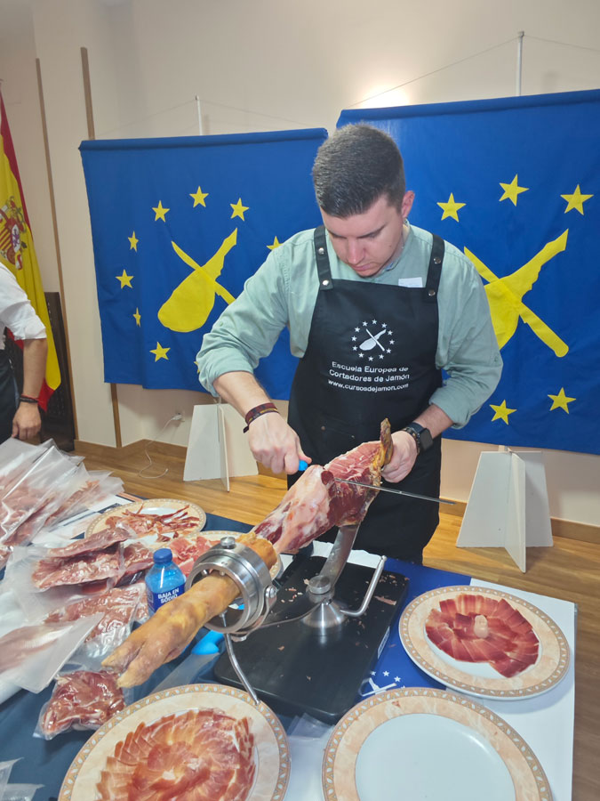 curso de cortador de jamón en Murcia