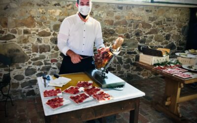 Andrea Federici, Cortador de Jamón en Italia