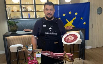 Sergio Sánchez Alba, Cortador de Jamón en Écija