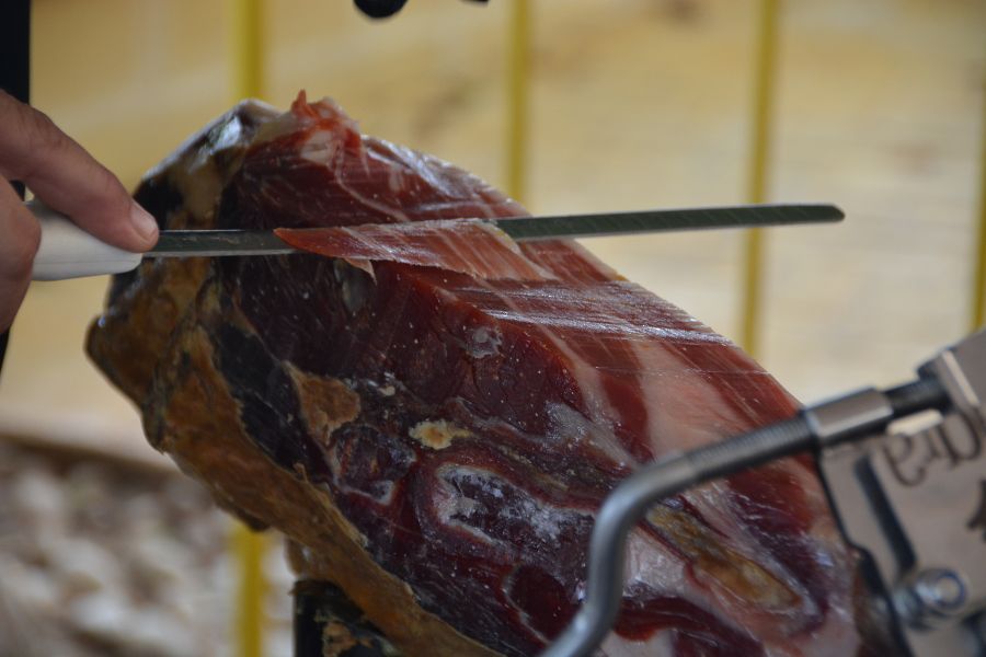 Cortador de Jamón Profesional (2) jamón ibérico