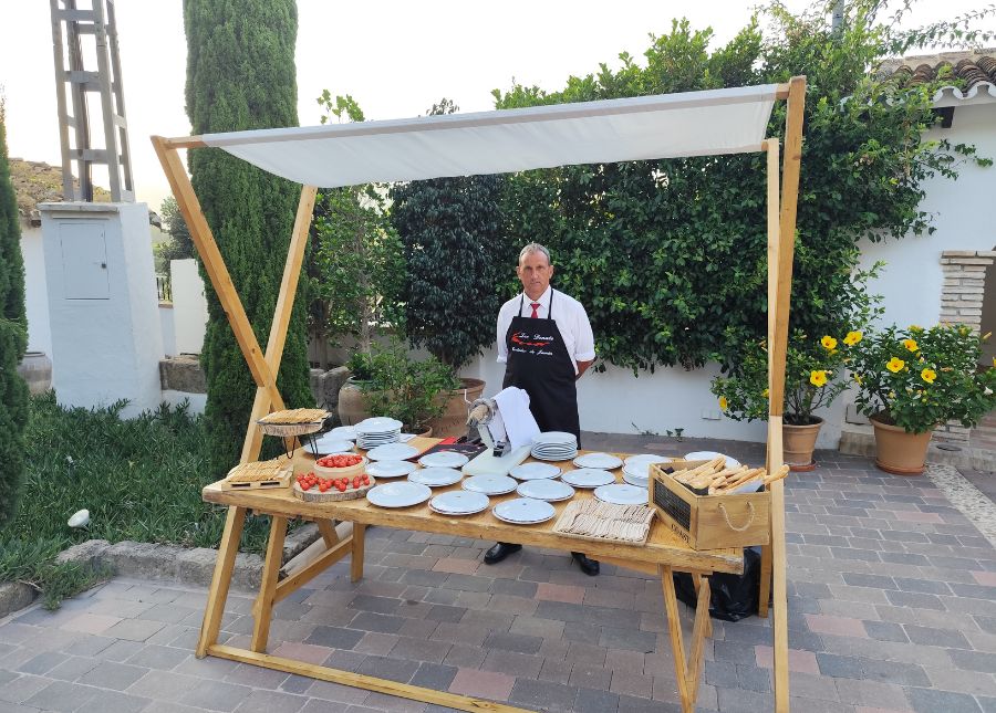 Leopoldo Donate Gómez, Cortador de Jamón en Denia, Alicante