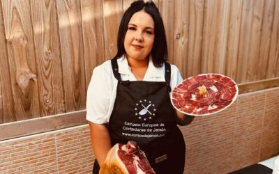 Natalia Castaño Vargas, Cortadora de Jamón en Ibiza