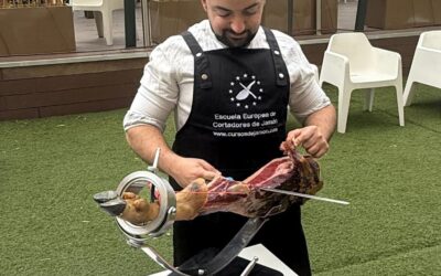 Miguel Ángel Gallardo, Cortador de Jamón en Móstoles, Madrid