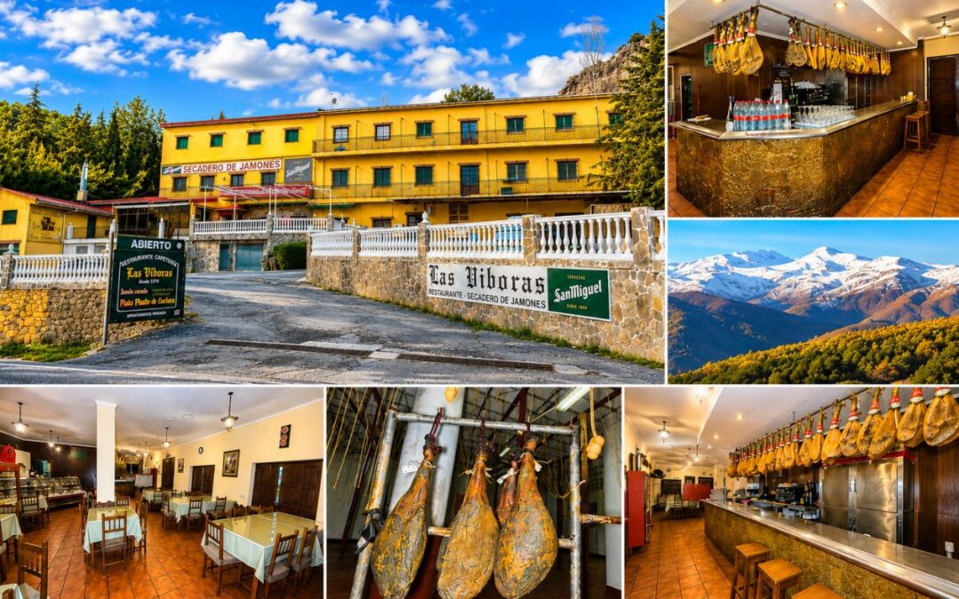 Se vende secadero de jamones en Granada Sierra Nevada | Restaurante Las Víboras